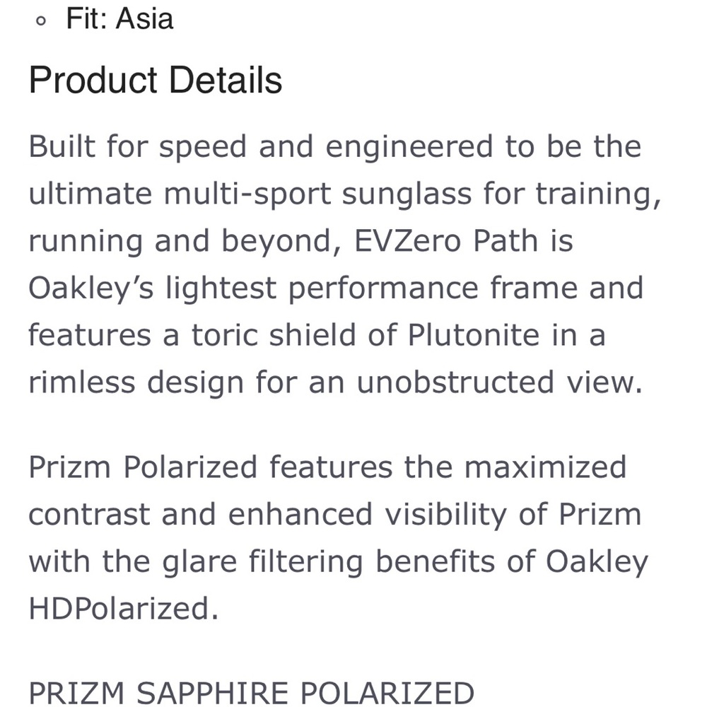LAST ONE!! NEW, AUTHENTIC OAKLEY Evzero™ Path(A) - Picture 9 of 9